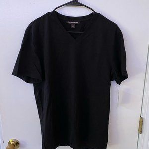 Michael Kors black v neck t shirt